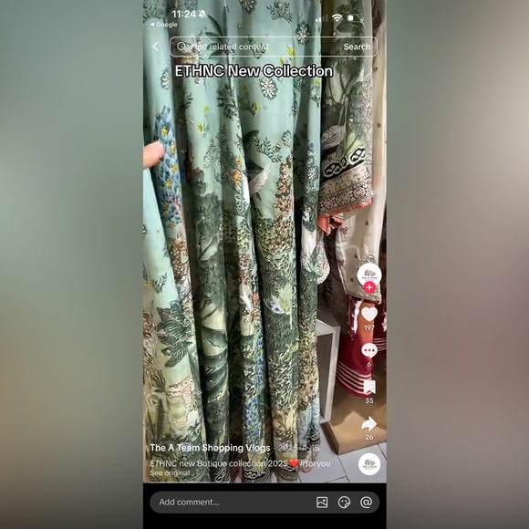 Floral Blue Maxi Dress - Picture 2 of 15